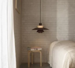 Suspension*Louis Poulsen Suspension, PH 5, , Ø50cm, H26,7cm- bordeaux monochrome