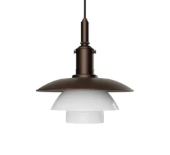 Suspension*Louis Poulsen Suspension, PH 3/3, , Ø28,5cm, H30,7cm - laiton antique