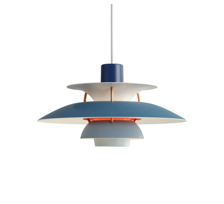 Suspension|Enfants*Louis Poulsen Suspension, PH 5 Mini, Hues of blue, Ø30cm, H16,3cm - bleu