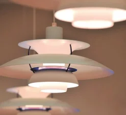 Suspension*Louis Poulsen Suspension, PH 5, white classic, Ø50cm, H26,7cm - blanc