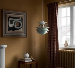 Suspension*Louis Poulsen Suspension, PH Snowball, , Ø40cm, H39cm - vert, laiton