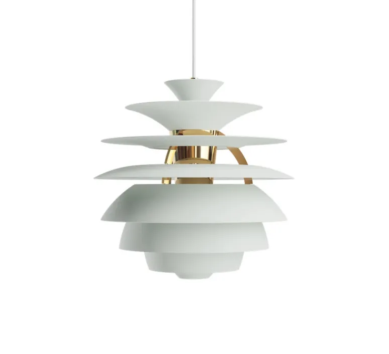 Suspension*Louis Poulsen Suspension, PH Snowball, , Ø40cm, H39cm - vert, laiton