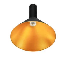 Suspension, Phelia 20, noir et or, Ø27,5cm, H32cm - SLV