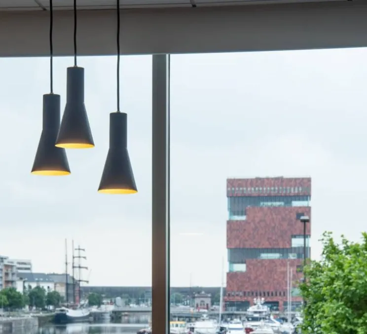 Suspension, Phelia, noir,or Ø13cm, H25,5cm - SLV