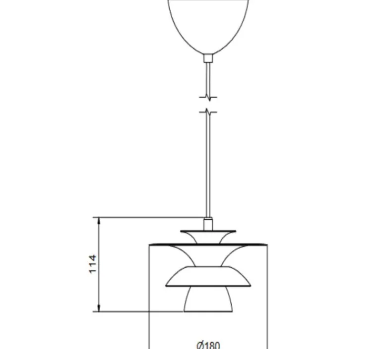 Suspension*Belid Suspension, Picasso, , Ø18cm, H11cm - noir