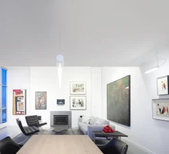 Suspension, Pipeline 40 Dali, blanc, LED, 2700K, 185lm, L42cm, H7,5cm - A-N-D