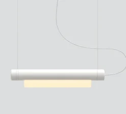 Suspension, Pipeline 40 Dali, blanc, LED, 2700K, 185lm, L42cm, H7,5cm - A-N-D