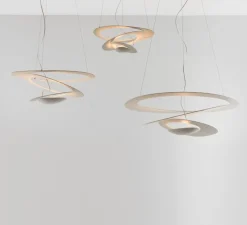Suspension, Pirce, blanc, LED, dim, 3000K, 3313 lm, L94cm, H28cm - Artemide