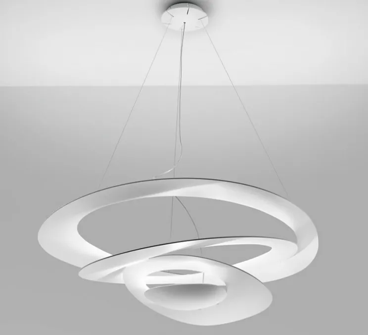 Suspension, Pirce, blanc, LED, dim, 3000K, 3313 lm, L94cm, H28cm - Artemide
