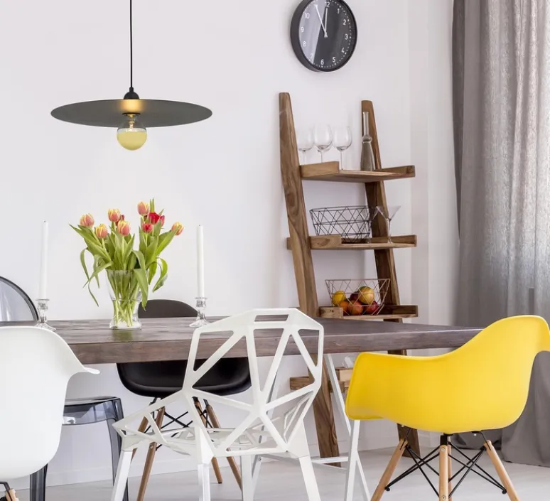 Suspension*Faro Suspension, Plat, ,Ø50cm, H62.5 cm / 159cm - noir