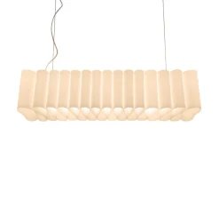Suspension, Pli, blanc, LED, dim, 2700K, 4640 lm, L85cm, H18cm - Foscarini