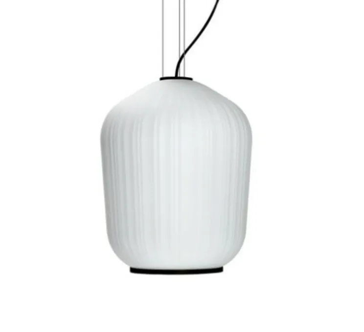 Suspension, Plissée, noir, LED, 2700K, 700 lm, Ø40cm, H51cm - Classicon