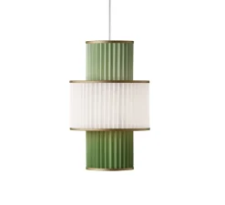 Suspension*Le Klint Suspension, Plivello 111, , Ø30cm, H49cm - blanc, vert