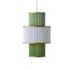 Suspension*Le Klint Suspension, Plivello 111, , Ø30cm, H49cm - blanc, vert