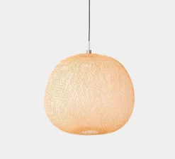 Enfants|Suspension*Ay Illuminate Suspension, Plum M, naturel, Ø55cm, H48cm - marron clair
