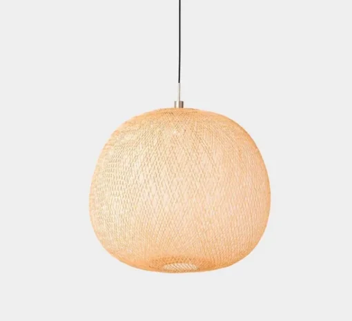 Enfants|Suspension*Ay Illuminate Suspension, Plum M, naturel, Ø55cm, H48cm - marron clair