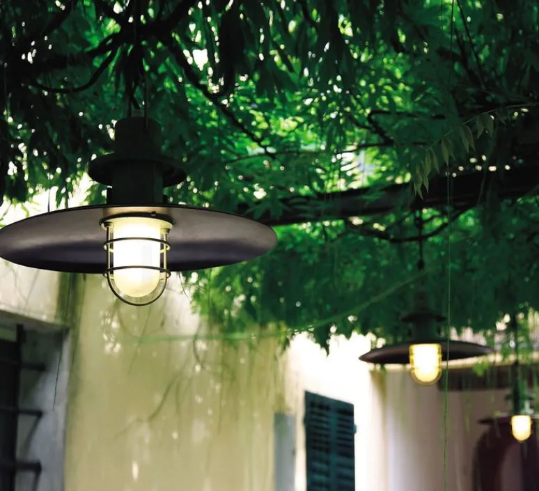 Suspension*Martinelli Luce Suspension, Polo, , LED, Ø48cm, H40cm - anthracite