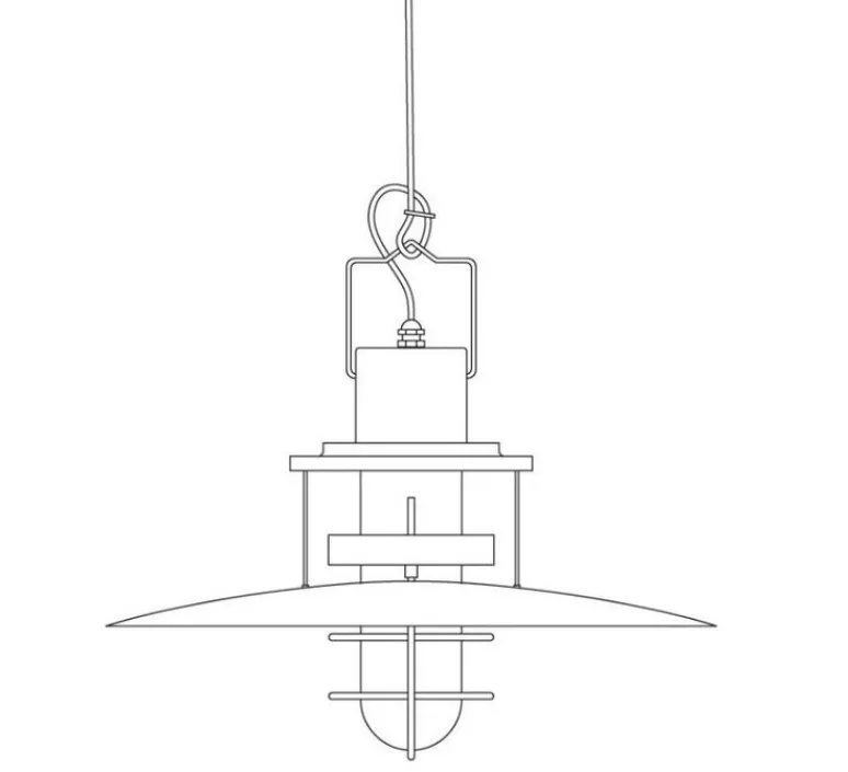 Suspension*Martinelli Luce Suspension, Polo, , LED, Ø48cm, H40cm - anthracite