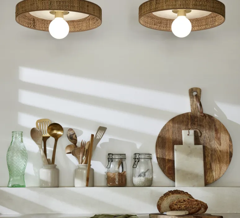 Suspension*Market Set Suspension, Portinatx, , Ø40cm, H6cm - blanc