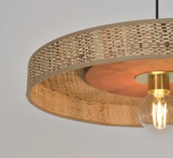 Suspension*Market Set Suspension, Portinatx, , Ø50cm, H6cm - terracotta