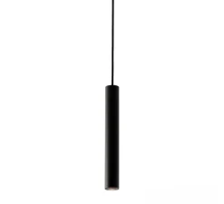 Suspension*Faro Architectural Suspension pour rail encastrable, Neso Top 40°, , LED, dim, 3000K, 444 lm, Ø3,5cm, H25cm - noir