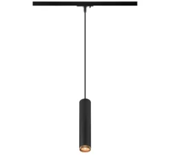 Suspension*SLV Suspension pour rail, GRIP! L, noir & or, Ø5,7cm, H31,5cm - noir & or