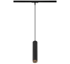 Suspension*SLV Suspension pour rail, GRIP! L, noir & or, Ø5,7cm, H31,5cm - noir & or