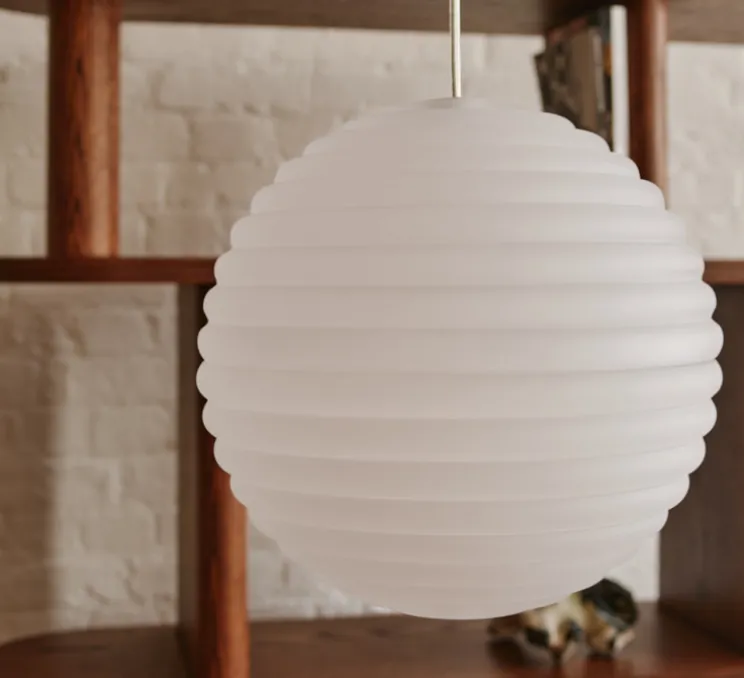 Suspension, Press Frosted Large, verre givré, IP55, LED, 2700K, Ø30cm - Tom Dixon