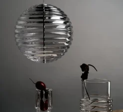 Suspension, Press, Sphère, transparent, LED, dim, 2700K, 680 lm, Ø30cm, H30cm - Tom Dixon