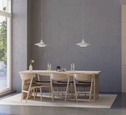 Suspension, Primus I, sable et laiton, Ø43cm, H20cm - Belid