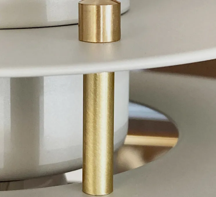 Suspension, Primus IV, sable et laiton, Ø28cm, H19,6cm - Belid