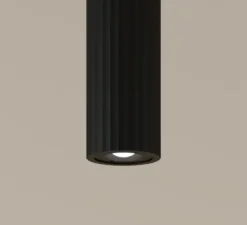 Suspension*LEDS C4 Suspension, Prolix , , LED, dim, 2700k, 217 lm, Ø20cm, H3,8cm - noir