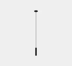 Suspension*LEDS C4 Suspension, Prolix encastré, , LED, dim, 2700k, 217 lm, Ø20cm, H3,8cm - noir