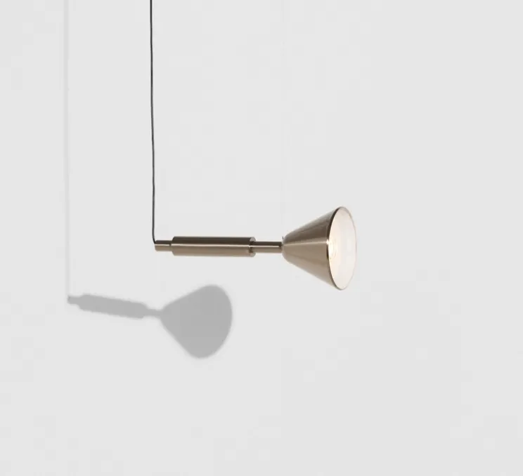 Suspension, Pyl, petite, acier, LED, dim, 2700K, 970 lm, Ø21,6cm, H54cm - Petite Friture