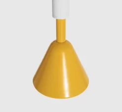 Suspension, Pyl, petite, blanc, jaune, rouge, LED, dim, 2700K, 970 lm, Ø21,6cm, H54cm - Petite Friture