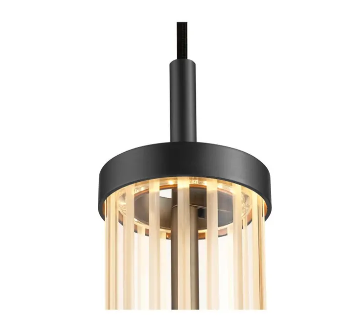 Suspension, Quimera, bronze foncé mat, LED, dim, 2700-3000K, 320 lm, Ø7,6cm, H47cm - SLV
