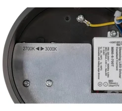 Suspension, Quimera, bronze foncé mat, LED, dim, 2700-3000K, 320 lm, Ø7,6cm, H47cm - SLV