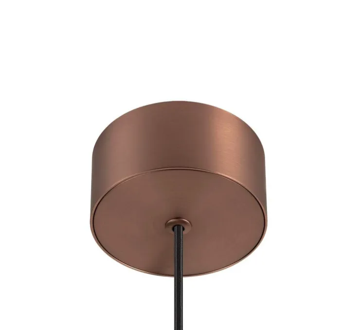 Suspension, Quimera, cuivre foncé mat, LED, dim, 2700-3000K, 320 lm, Ø7,6cm, H47cm - SLV