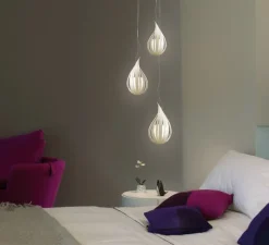 Suspension*LZF Suspension, Raindrop SP, , Ø18cm, H30cm - blanc ivoire