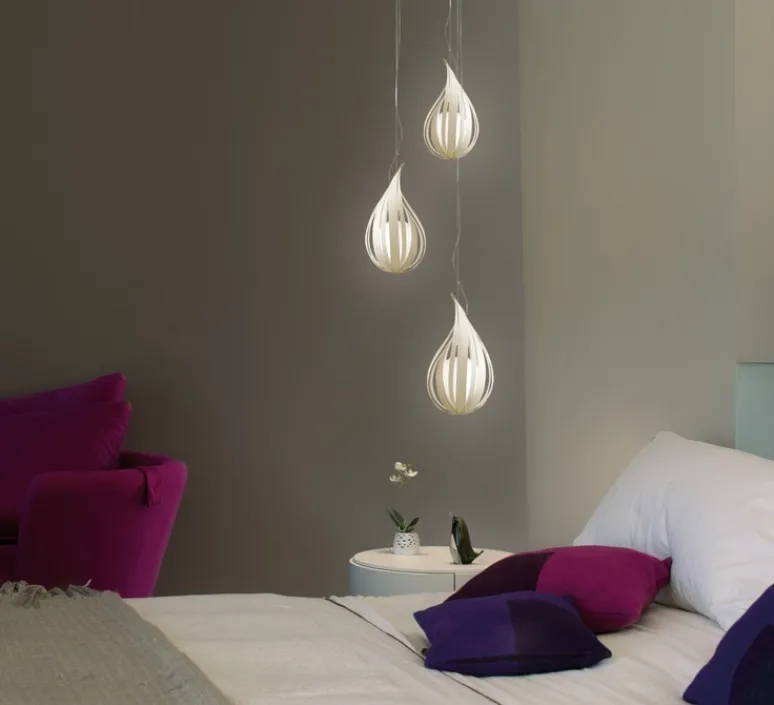 Suspension*LZF Suspension, Raindrop SP, , Ø18cm, H30cm - blanc ivoire