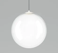 Suspension*Lodes Suspension, Random solo cluster 5 pièces avec rosace, , LED, dim, 2700K, 450 lm, Ø38cm, H130cm - rose, transparent