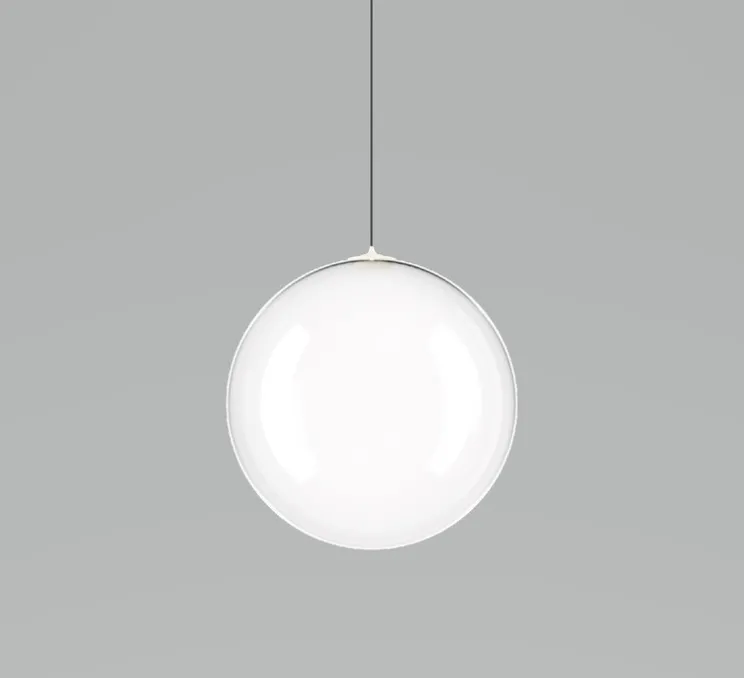 Suspension, Random solo cluster 7 pièces avec rosace, transparent, LED, dim, 2700K, 150 lm, L70cm, H54cm - Lodes