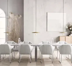 Suspension, Reflection, laiton, 2700K, 732lm, L40cm, H36,5 cm - Bolia