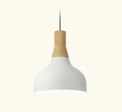 Suspension*Robin Suspension, Reiko cone, , Ø21cm, H24cm - blanc mat