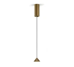 Suspension, Rendez-vous avec rosace, bronze, LED, 2700K, 103 lm, Ø7cm, H4,2cm - Panzeri