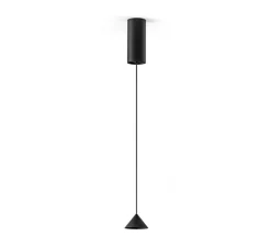 Suspension*Panzeri Suspension, Rendez-vous avec rosace, , LED, 2700K, 103 lm, Ø7cm, H4,2cm - noir