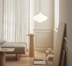 Suspension, Repose 400, blanc & noir, Ø40cm, H27cm - lyfa