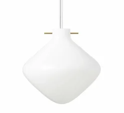 Suspension*Lyfa Suspension, Repose 260, , Ø26cm, H25,2cm - blanc, or