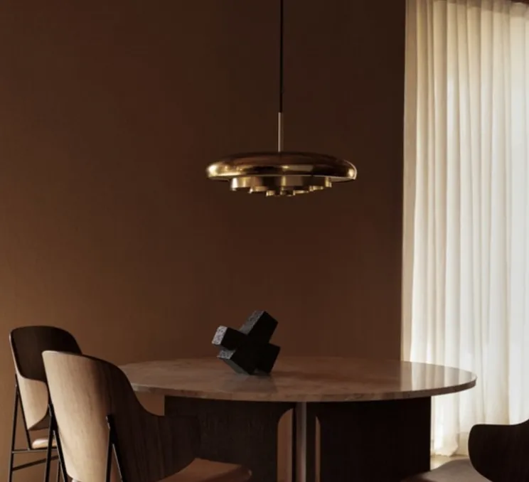 Suspension, Resonant, laiton, Ø53cm, H27cm - Audo Copenhagen