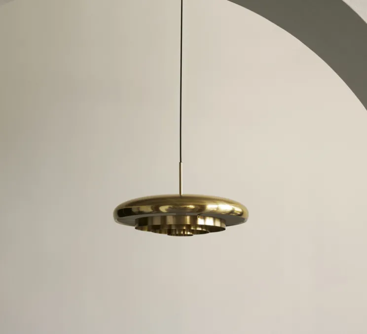 Suspension, Resonant, laiton, Ø53cm, H27cm - Audo Copenhagen